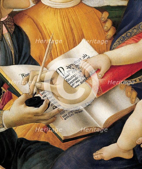 Madonna of the Magnificat (Detail), 1483.