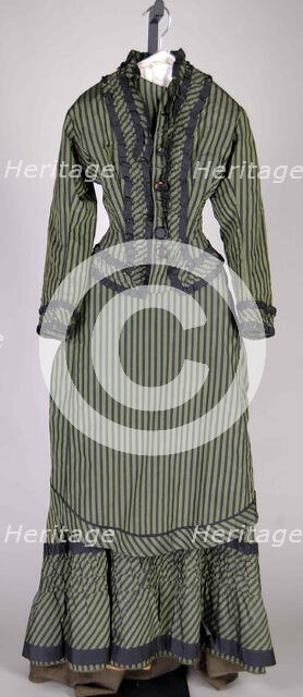 Dress, American, 1878. Creator: Unknown.