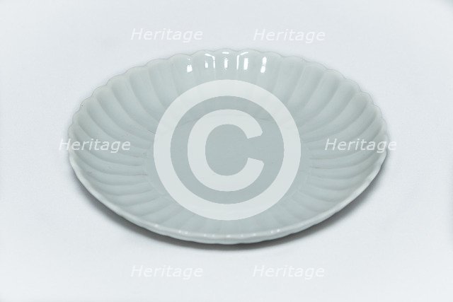 White chrysanthemum dish, 18th century. Artist: Unknown.
