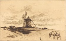 The Mill at Saint Jacut (Le moulin de Saint Jacut). Creator: Norbert Goeneutte.
