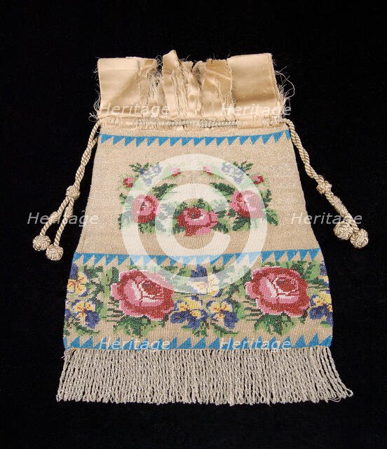 Pouch, German, third quarter 19th century. Creator: Unknown.