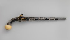 Miquelet Pistol, Caucasian, possibly Georgia or Circassia, dated A.H. 1263/A.D. 1846-47. Creator: Unknown.