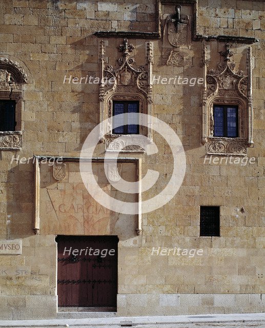 Detail of the façade of the Palace of Dr. Abarca Maldonado, now houses the museum of the city of …