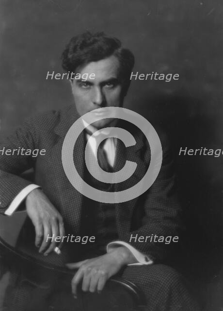 Vares, Mr., portrait photograph, 1916 Mar. 3. Creator: Arnold Genthe.