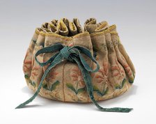 Gaming purse, French, 1690-1710. Creator: Unknown.