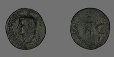 As (Coin) Portraying Agrippa, 14-37 or 37-41?. Creator: Unknown.