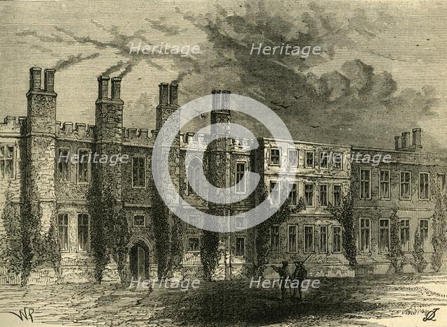 'The Old Chelsea Manor House ', c1876. Creator: Unknown.