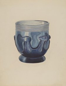 Glass Bowl, c. 1940. Creator: Michael Trekur.