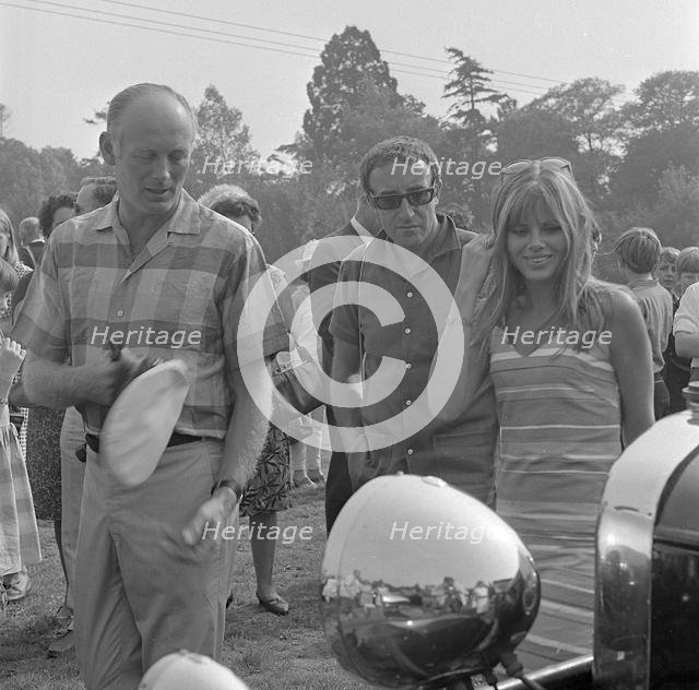 Lord Montagu with Peter Sellers and Britt Ekland at Beaulieu 1966. Creator: Unknown.