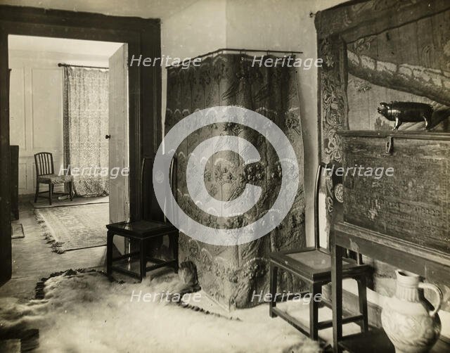 Kelmscott Manor: Passage to Parallel Room, 1896. Creator: Frederick Henry Evans.