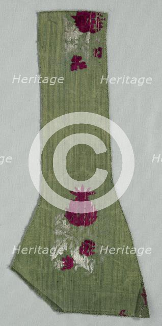 Velvet Fragment, 1440-1460. Creator: Unknown.