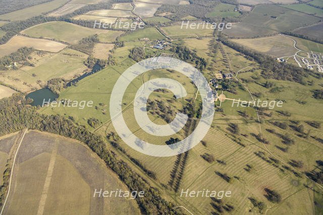 Wimpole Park, landscape park to Wimpole House, Cambridgeshire, 2025. Creator: Damian Grady.