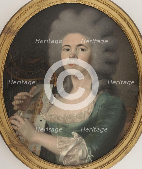Portrait of Rosalie Dugazon (1755-1821), 1787. Creator: Anonymous.