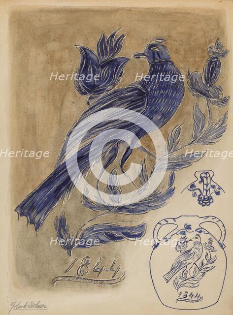 Jug, c. 1937. Creator: Yolande Delasser.