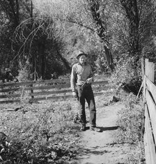 Possibly: Roy Carlock, member of Ola self-help sawmill co-op..., Gem County, Idaho, 1939. Creator: Dorothea Lange.