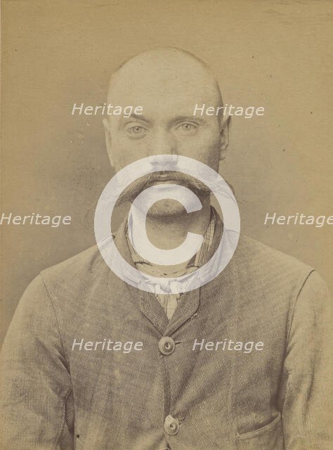 Bellet. Eléonore. Alexandre. 29 ans, né le 23/9/65 à Salouel (Somme). Teinturier. Anarchis..., 1894. Creator: Alphonse Bertillon.