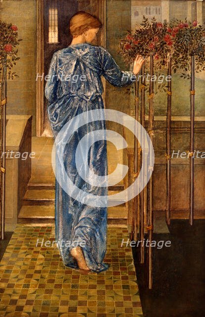 Study for "The Garland Weavers", 1866. Creator: Burne-Jones, Sir Edward Coley (1833-1898).