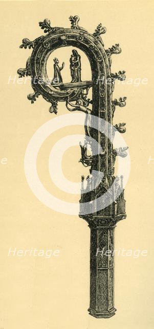 The Reichenau Crozier, 1351, (1881).  Creator: Frederick Albert Slocombe.