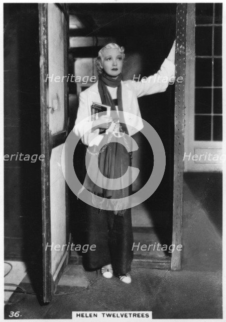 Helen Twelvetrees, American stage and film actress, c1938. Artist: Unknown