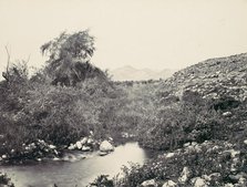 The Fountain of Jerico and Probable Site of the City, ca. 1857. Creator: Francis Frith.