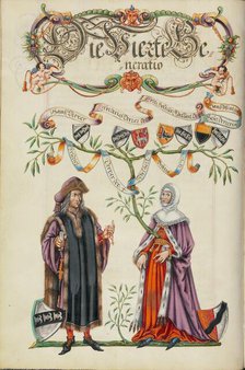 The Fourth Generation, Friedrich Derrer; Genealogy of the Derrer Family, about 1626-1711. Creator: Unknown.