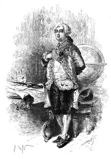 Louis XVI, King of France.Artist: Barbant