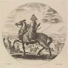 Moorish Cavalier. Creator: Stefano della Bella.