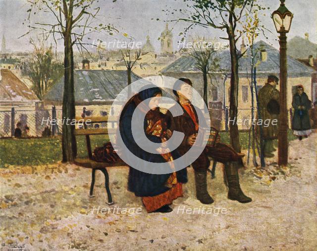 'On the Boulevard', 1886-1887, (1965). Creator: Vladimir Makovsky.