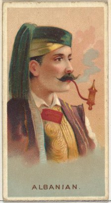 Albanian, from World's Smokers series (N33) for Allen & Ginter Cigarettes, 1888. Creator: Allen & Ginter.