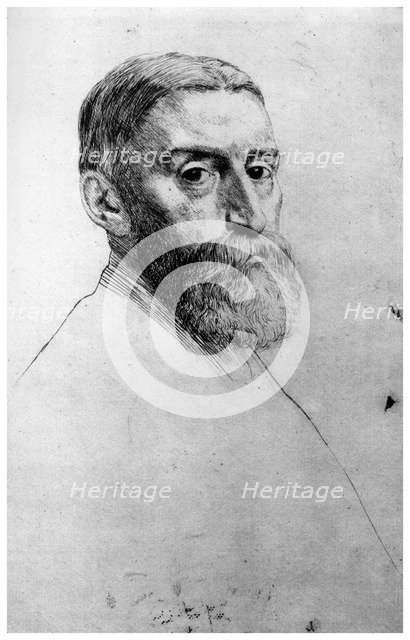 'Sir E Poynter', c1860-1910 (1924)Artist: Alphonse Legros
