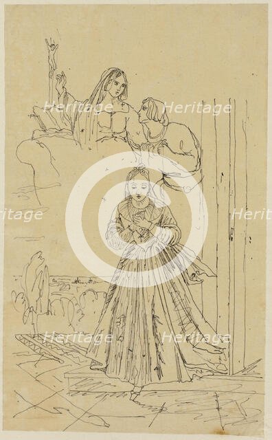 Refuge in Prayer, n.d. Creator: Rodolphe Bresdin.