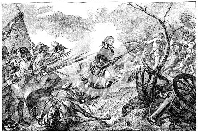 General Joubert at the Battle of Rivoli, 14th January 1797 (1882-1884). Artist: Unknown