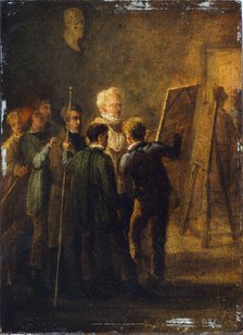 Workshop of the painter Guillaume Guillon-Lethiere (1760-1832), c1830. Creator: Charles Raymond Chabrillac.