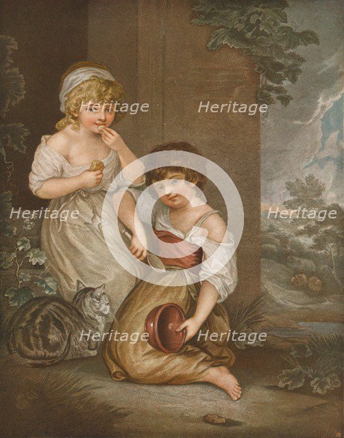 Cottage Children (Hobbinol and Gandaretta), c1883, (1903). Artist: DW Tomkins