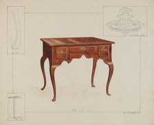 Lowboy, c. 1936. Creator: Alfred Walbeck.