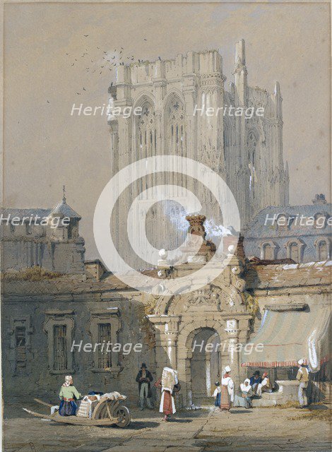 The Old Tower, Cologne Cathedral, early 19th century. Artist: Samuel Prout.