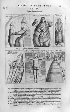 Human figures, 1678. Artist: Athanasius Kircher