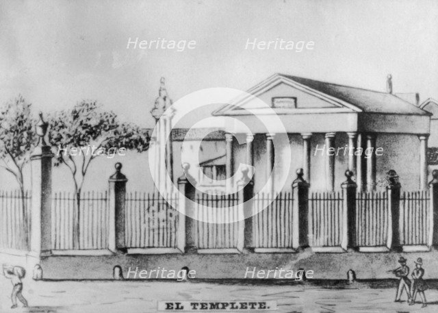 El Templete, Plaza de Armes, Havana, Cuba, c1910. Artist: Unknown