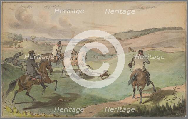 For hunting, 1851. Creator: Friedrich Carl von Scheidlin.