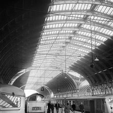 Platforms 4 and 5, Paddington Station, London, 1960-1972. Artist: John Gay