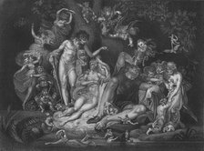 Act IV Scene i from A Midsummer Night's Dream, c19th century. Artist: Unknown.