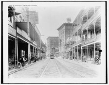 St. Charles St. i.e. Saint Charles Avenue, New Orleans, Louisiana, c.between 1890 and 1901. Creator: Unknown.