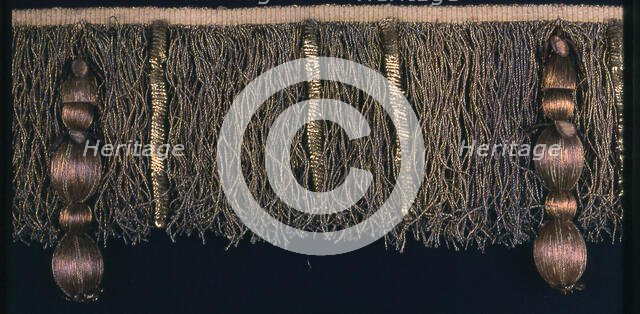 Fringe with Tassels, France, 1710/74. Creator: Unknown.