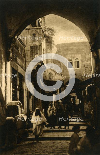 'Jersualem - David Street', c1918-c1939. Creator: Unknown.