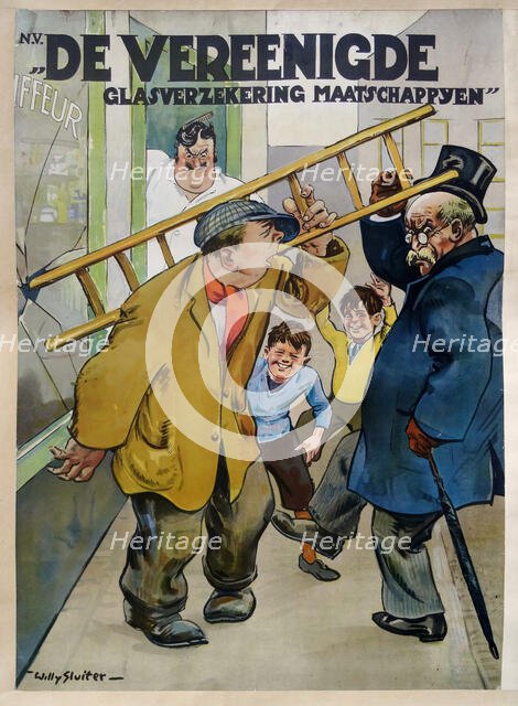 De Vereenigde Glasverzekering, 1921. Creator: Sluiter, Jan Willem (1873-1949).