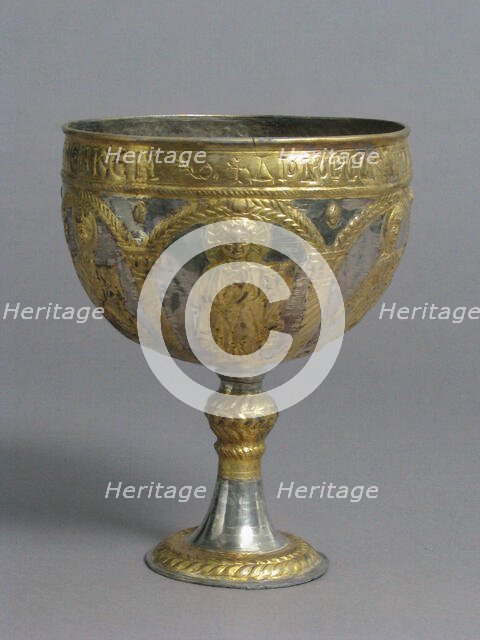 The Attarouthi Treasure - Chalice, Byzantine, 500-650. Creator: Unknown.