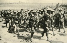 'Back from Pozières: Australian machine-gunners...', First World War, 1916, (c1920). Creator: Unknown.