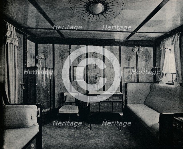 'Cabin-De-Luxe on the North German Lloyd SS. Kronprinzessin Cecilie', c1907. Artist: Unknown.