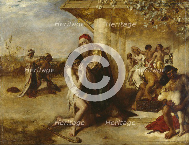 The Repentant Prodigal's Return to his Father, pre 1841. Artist: William Etty.