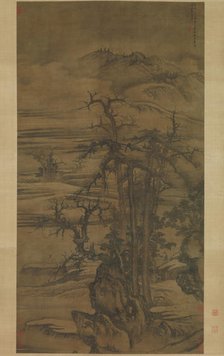 Landscape after a poem by Wang Wei, dated 1323. Creator: Tang Di.